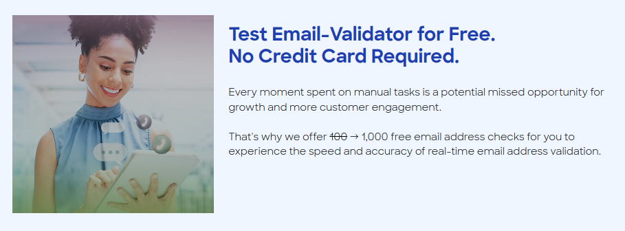 screenshot of Byteplant Email Validator
